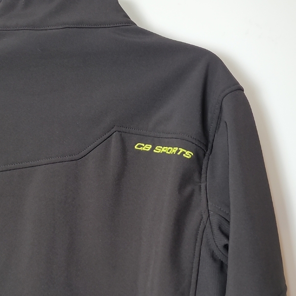 CB SPORTS Black Performance Jacket with High Collar and Full-Length Zipper - Picture 9 of 10